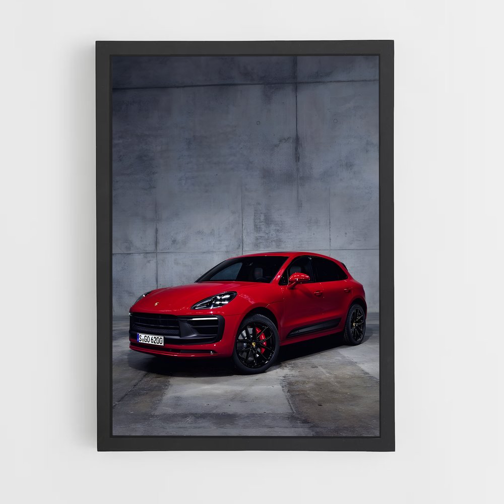 Poster Macan gts élégant – affiche Porsche (vue 2)